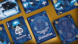Divination Blue Playing Cards by Midnight Cards - Art by Randy Butterfield