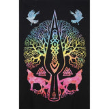 Zest For Life Tapestry Tie Dye Celtic Wolf Tree