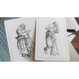 TarotMerchant-Cotta's Almanac #1 Reproduction Playing Cards w/ pdf Reading Guide