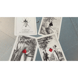 TarotMerchant-Cotta's Almanac #1 Reproduction Playing Cards w/ pdf Reading Guide