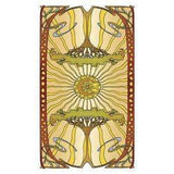 TarotMerchant-Golden Art Nouveau Mini Tarot Deck Lo Scarabeo