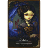 TarotMerchant-Les Vampires Oracle Deck Blue Angel