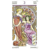 TarotMerchant-Tarot Art Nouveau Mini Deck Lo Scarabeo