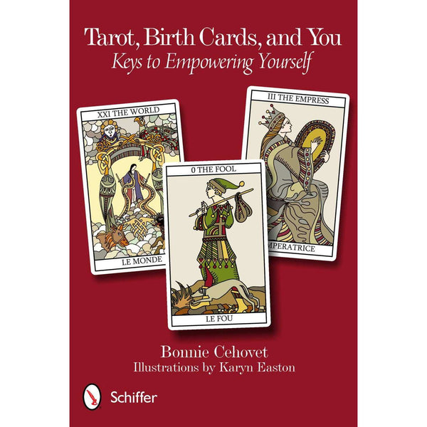 TarotMerchant-Tarot, Birth Cards, and You - Paperback Book Red Feather