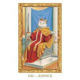 TarotMerchant-Tarot of White Cats Mini Deck Lo Scarabeo