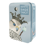 TarotMerchant-White Sage Tarot Deck in Tin USGS