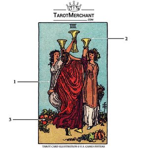 Three of Cups Tarot Card Meanings