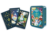 Alice in Wonderland Tiny Tarot Deck and Guidebook in a Tin