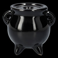 Eden Small Black Cauldron Oil Burner