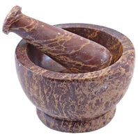 Brown Marble Mortar & Pestle (4 in.)