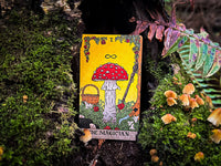 The Mushroom Hunter’s Arcanum - Gold Gilded, Fungi-Themed Tarot Deck