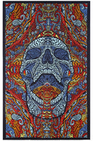 3D Tapestry Mindful Skull Tapestries - Hippie