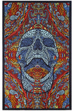 3D Tapestry Mindful Skull Tapestries - Hippie