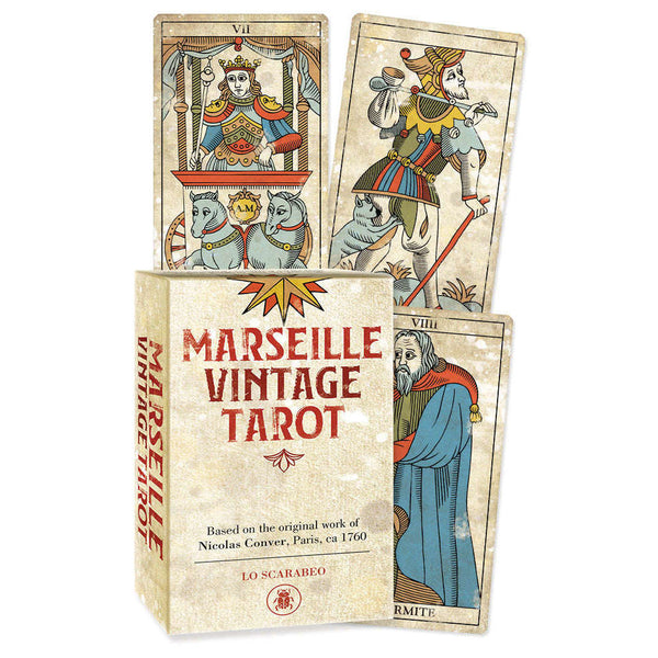 TarotMerchant-Marseille Vintage Tarot Deck Lo Scarabeo