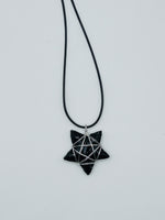 Black Obsidian Star Necklace