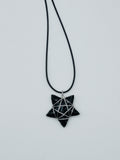 Black Obsidian Star Necklace
