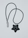 Black Obsidian Star Necklace