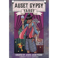 TarotMerchant-Auset Gypsy Tarot Kit - Deck & Book Red Feather