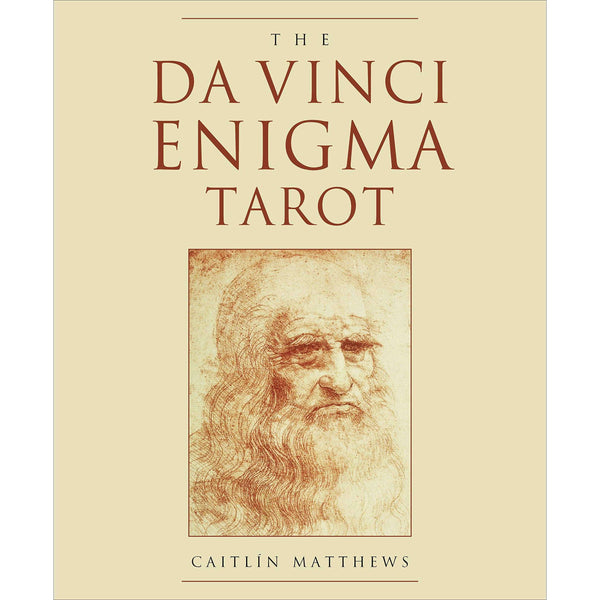 TarotMerchant-Da Vinci Enigma Tarot Kit - Deck & Book Red Feather