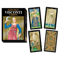 TarotMerchant-Golden Visconti Grand Trump Cards Lo Scarabeo