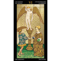 TarotMerchant-Golden Visconti Grand Trump Cards Lo Scarabeo