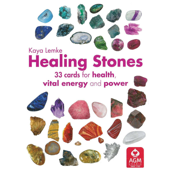 TarotMerchant-Healing Stones: 33 Cards for Health, Vital Energy and Power AGM