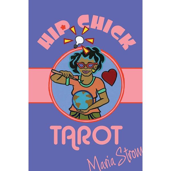TarotMerchant-Hip Chick Tarot Kit - Deck & Book Red Feather