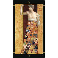 TarotMerchant-Klimt Tarot Pocket Golden Edition Mini Deck Lo Scarabeo