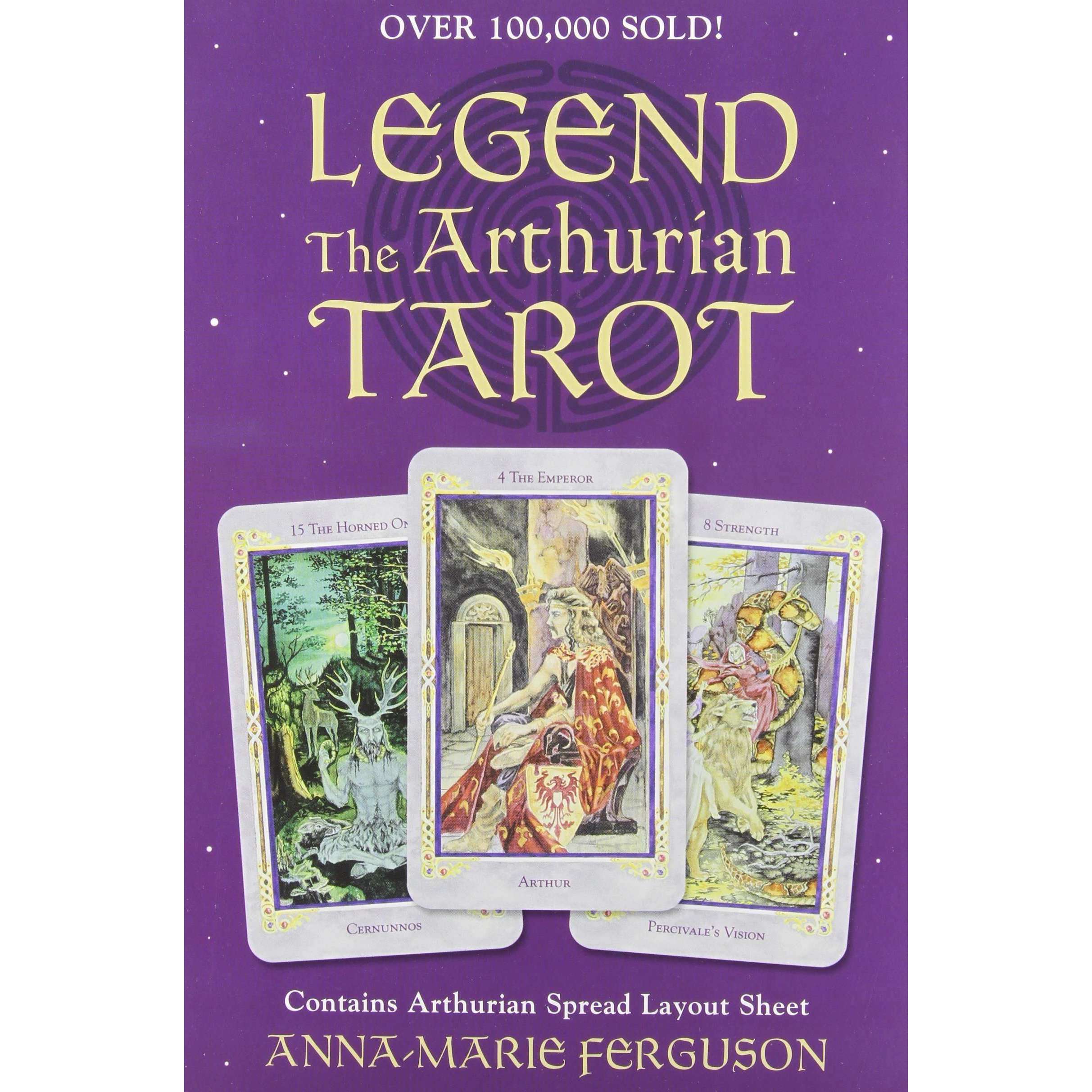 Legend: The Arthurian Tarot Kit - 78 Card Deck & 276 Page