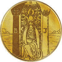 TarotMerchant-Tarot Talisman Coin: The High Priestess Lo Scarabeo
