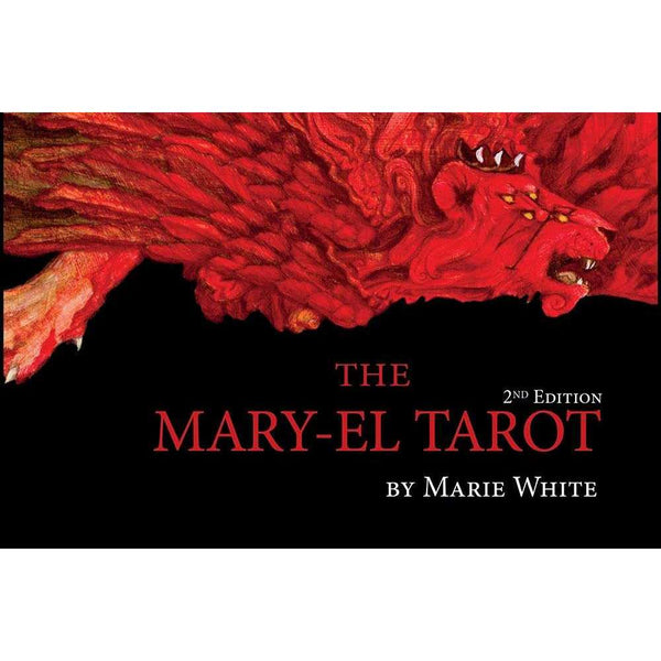 TarotMerchant-The Mary-El Tarot Kit - Deck & Book Red Feather