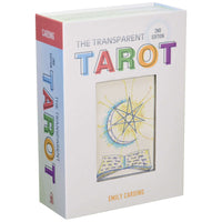 TarotMerchant-The Transparent Tarot Kit - Deck & Book Red Feather