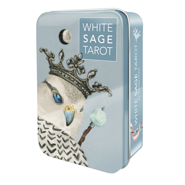 TarotMerchant-White Sage Tarot Deck in Tin USGS